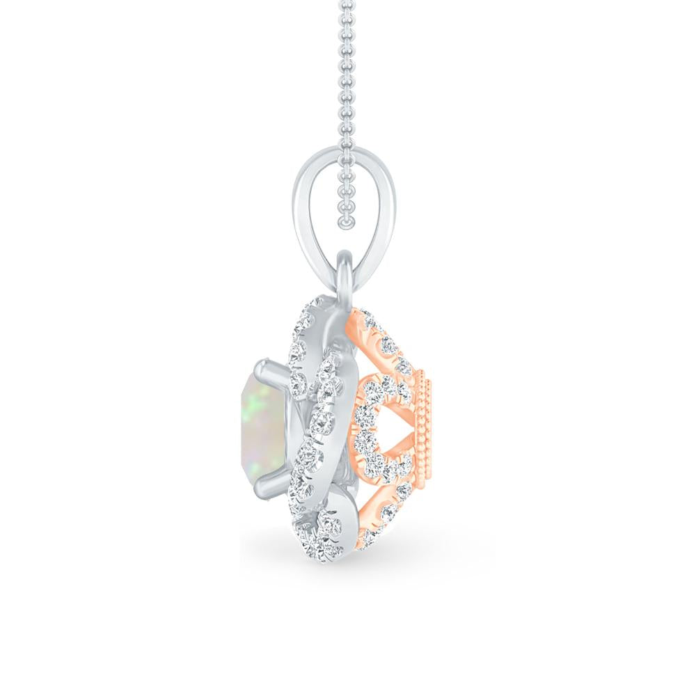White Gold - Opal