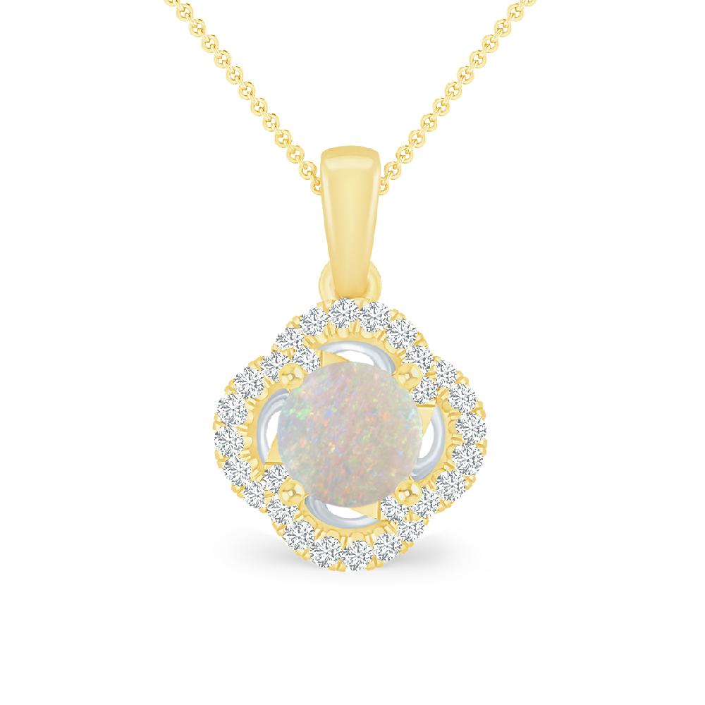 Yellow Gold - Opal