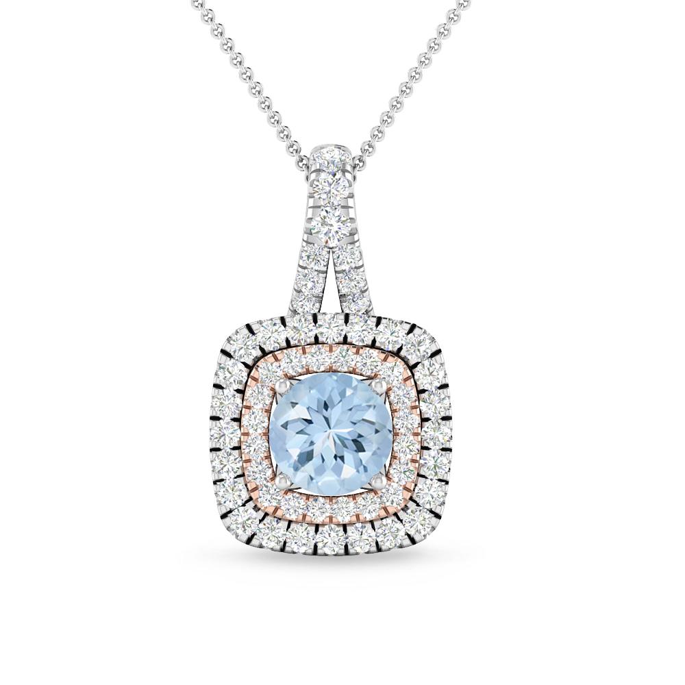 White Gold - Aquamarine