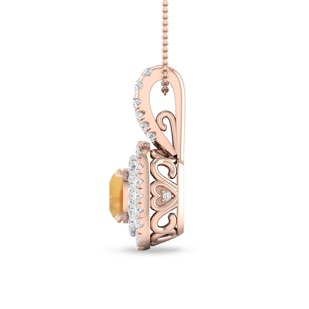 Rose Gold - Citrine