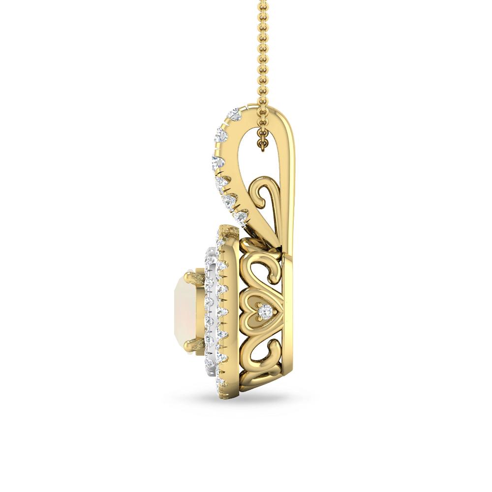 Yellow Gold - Opal