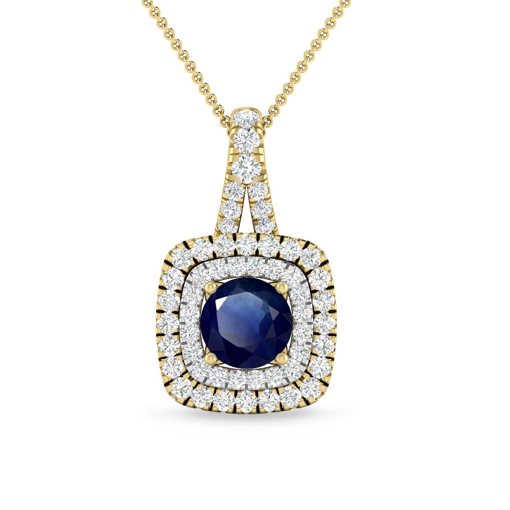 Yellow Gold - Sapphire