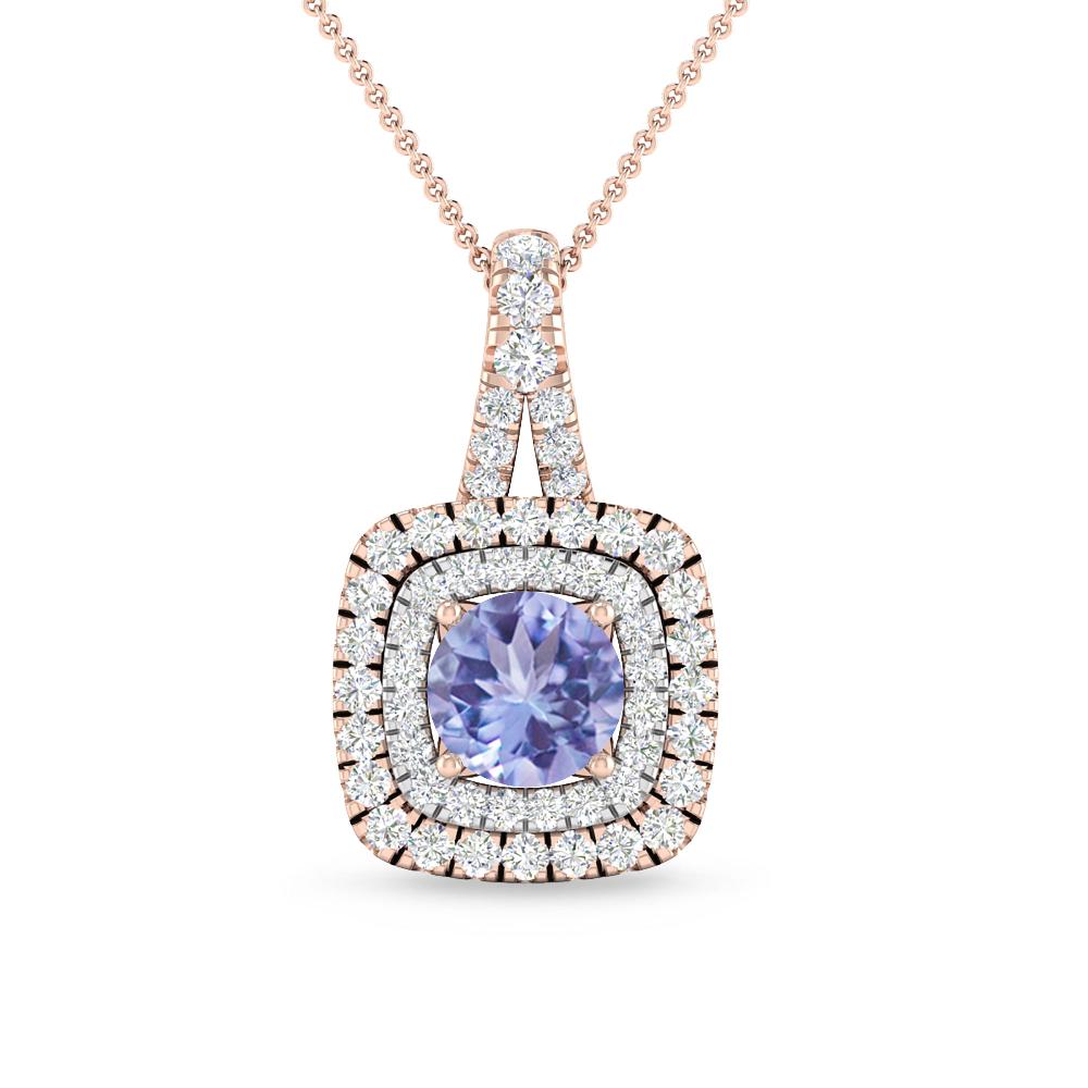Rose Gold - Tanzanite