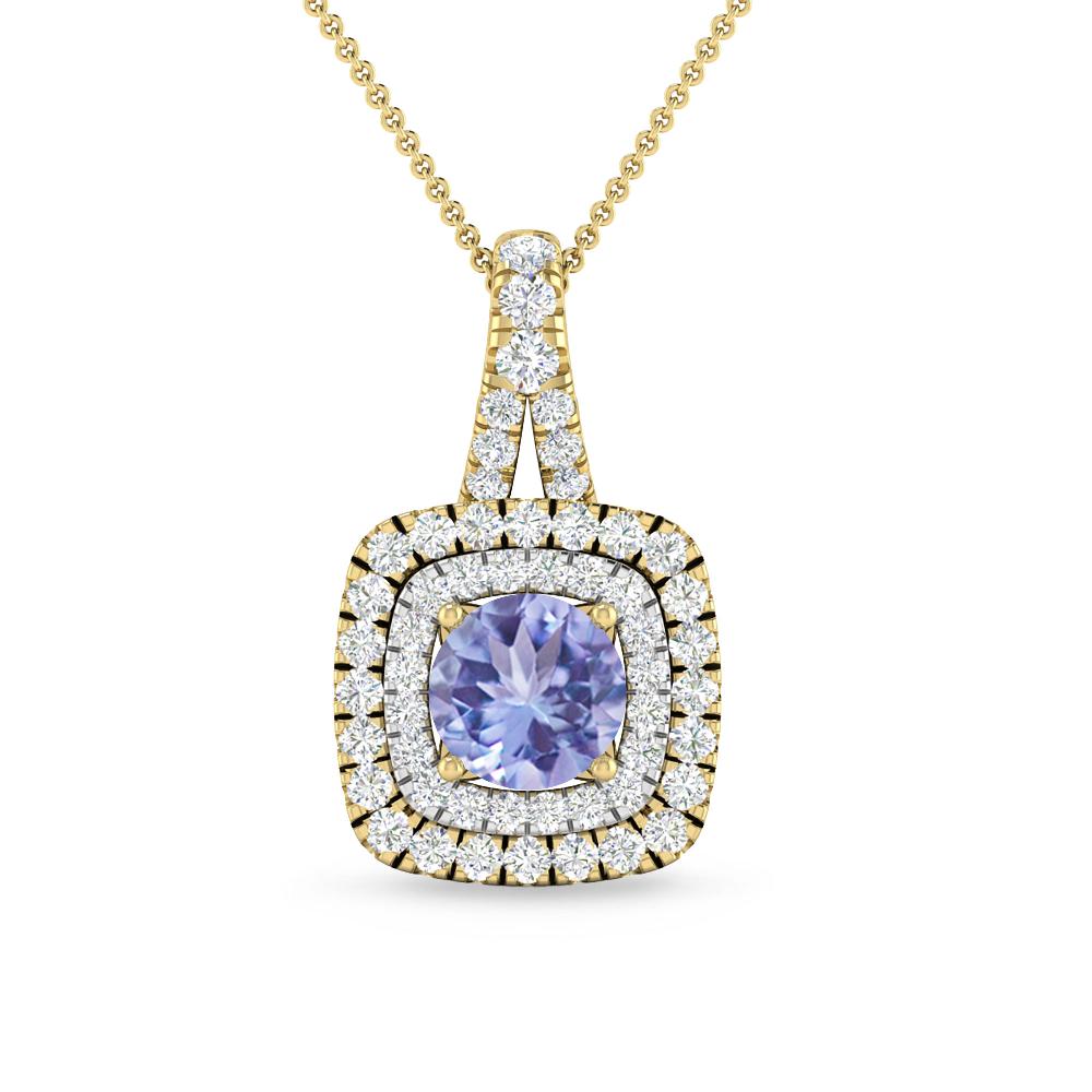 Yellow Gold - Tanzanite