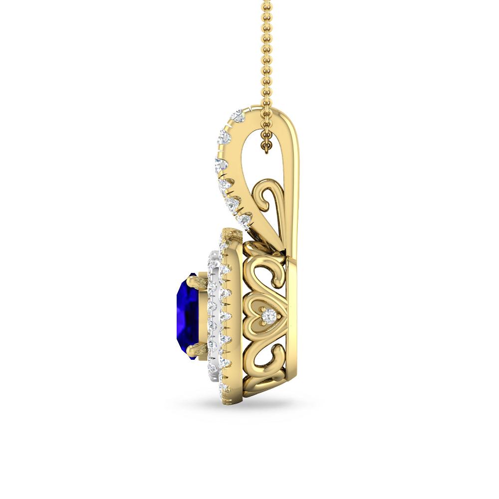 Yellow Gold - Tanzanite