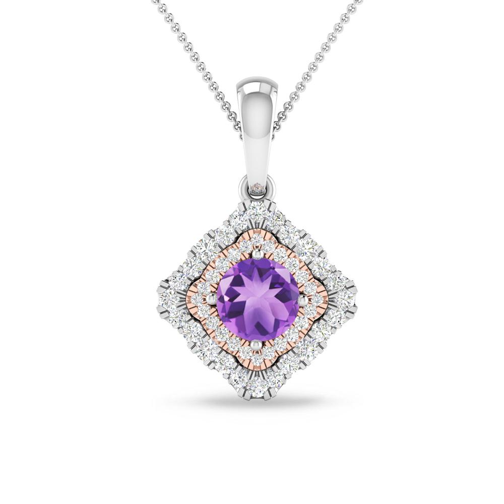 White Gold - Amethyst