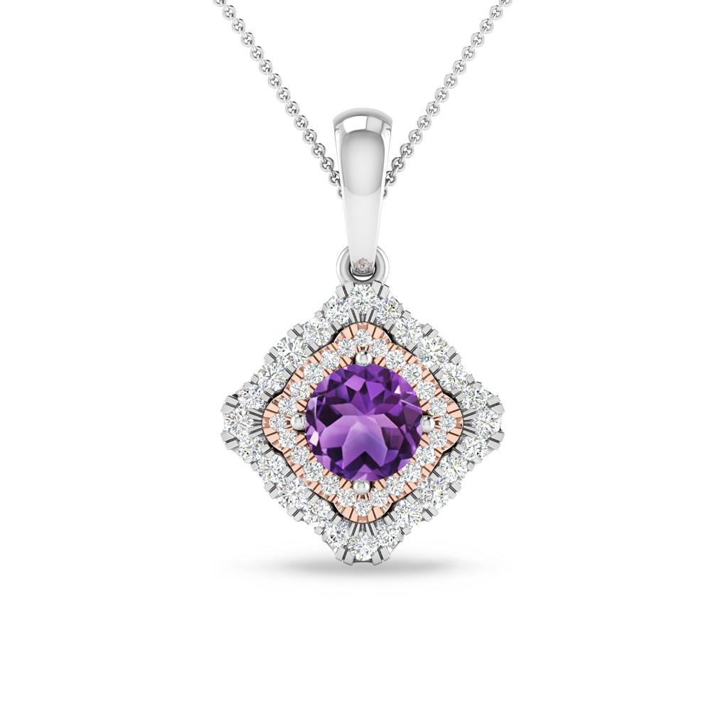 White Gold - Amethyst