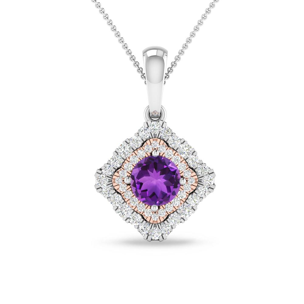 White Gold - Amethyst