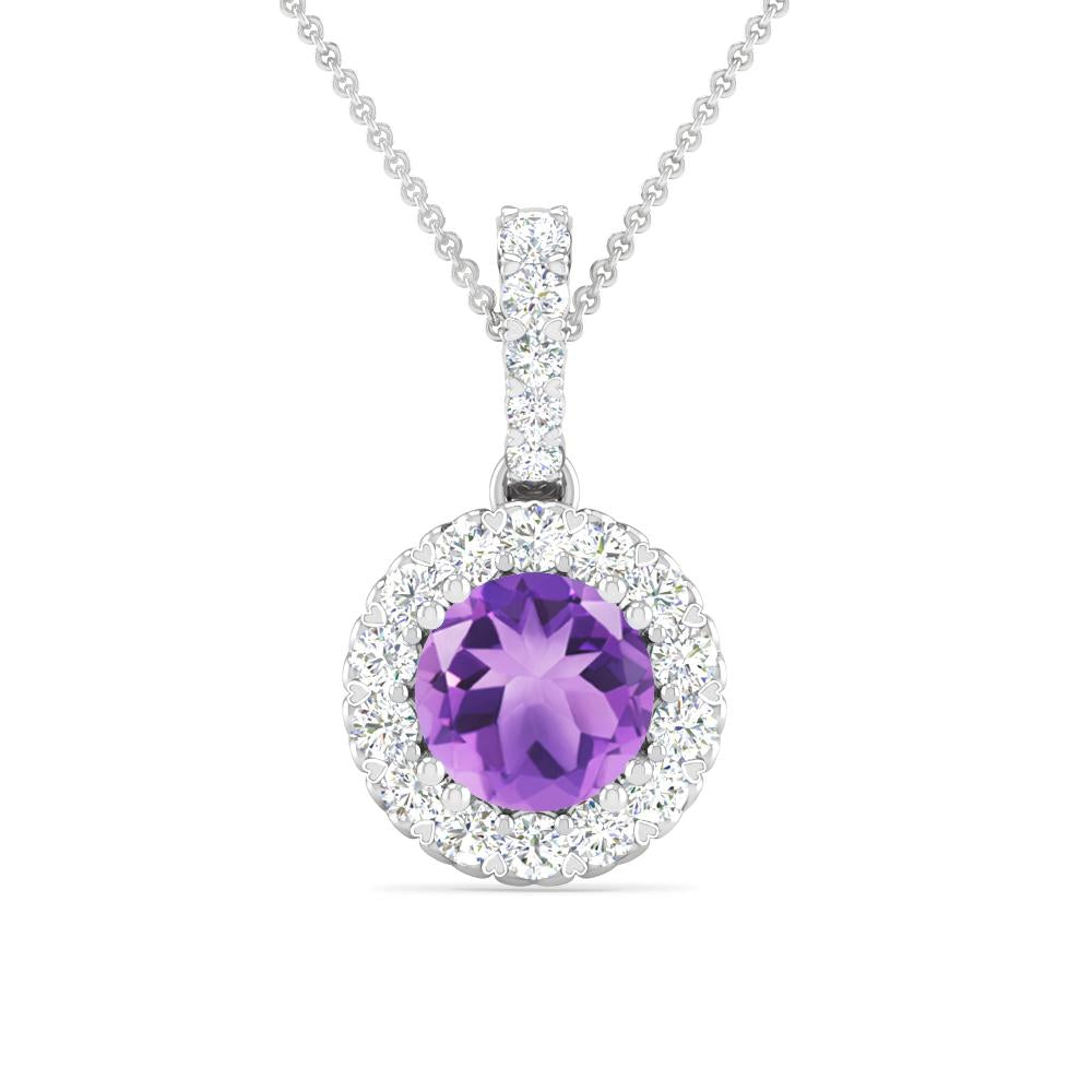 White Gold - Amethyst