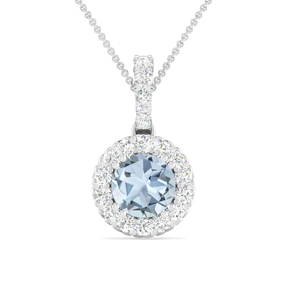 White Gold - Aquamarine