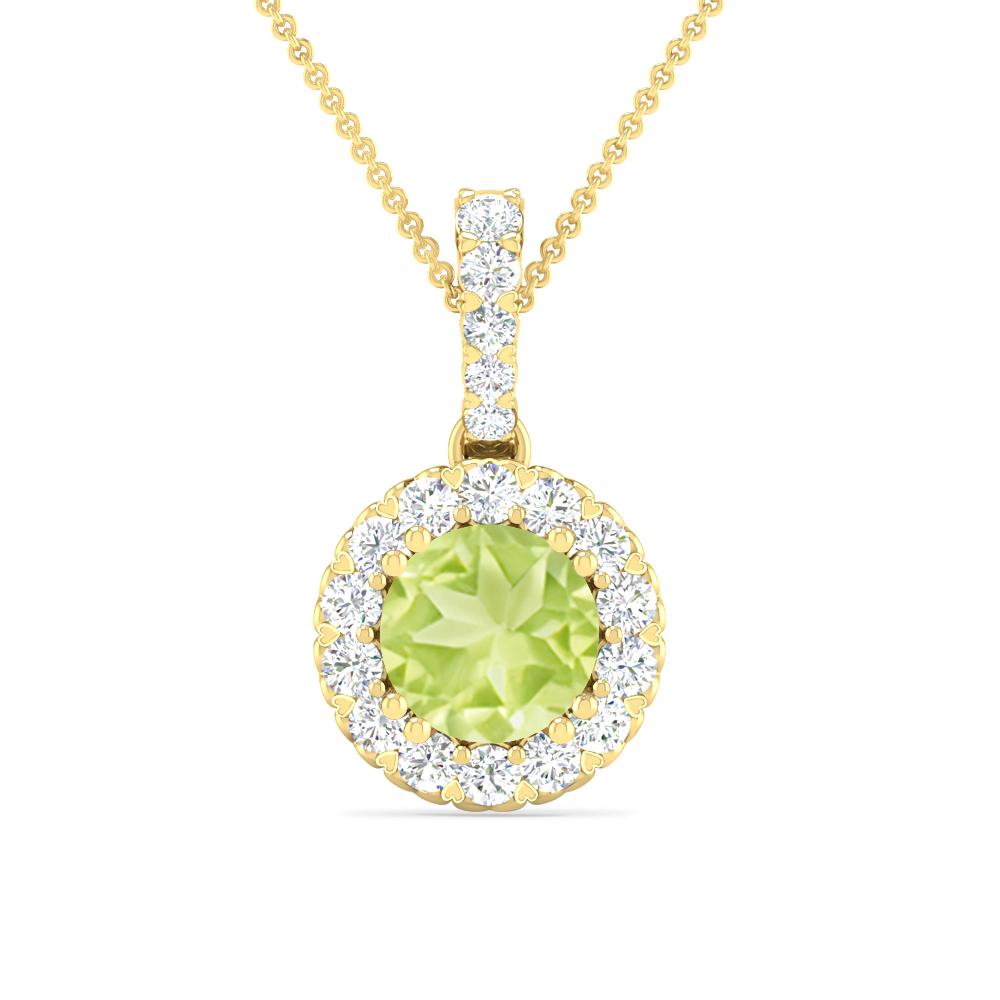Yellow Gold - Peridot