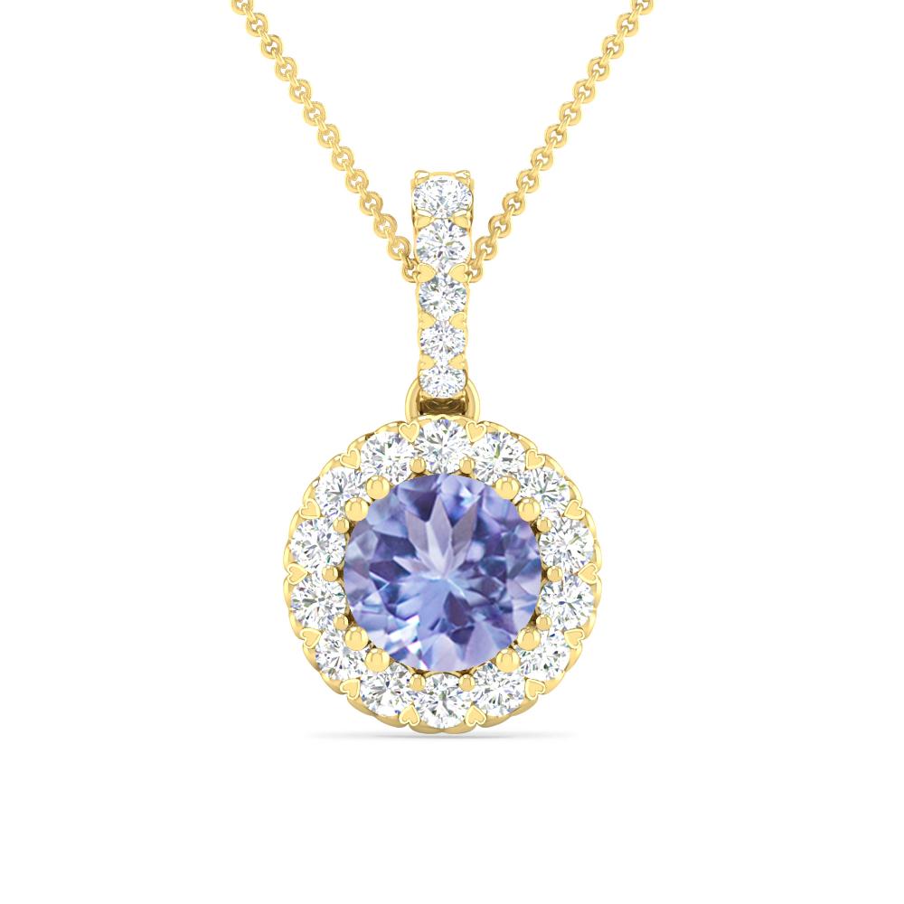 Yellow Gold - Tanzanite