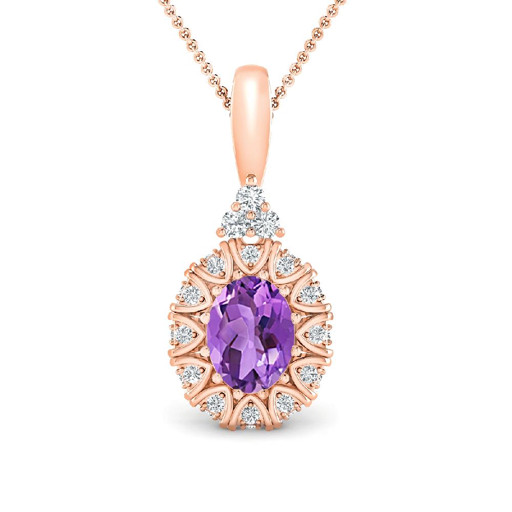 Rose Gold - Amethyst