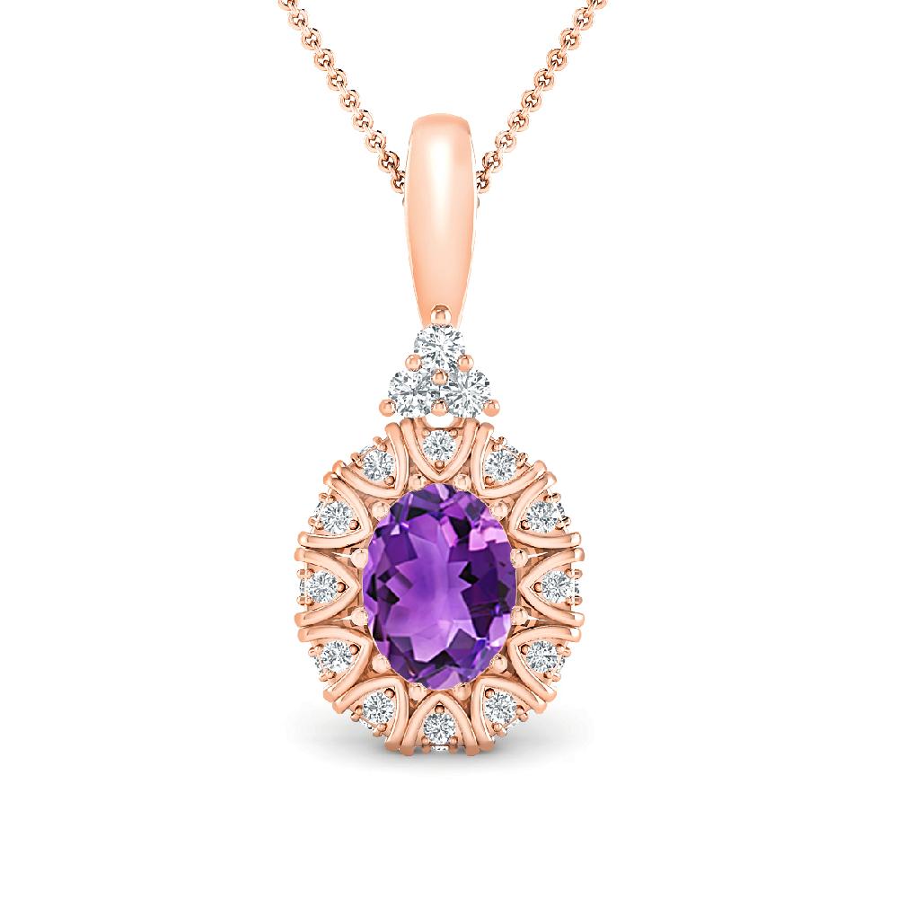 Rose Gold - Amethyst