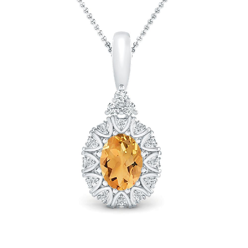 White Gold - Citrine