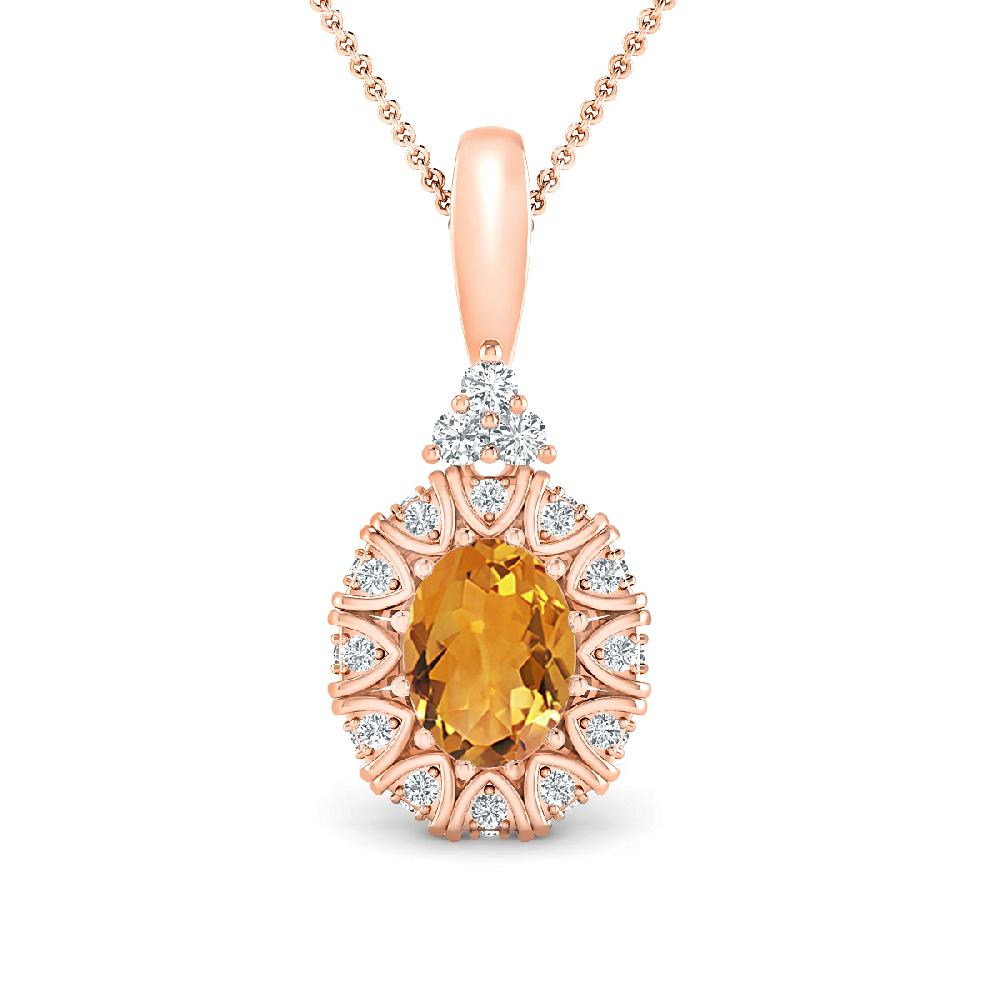 Rose Gold - Citrine
