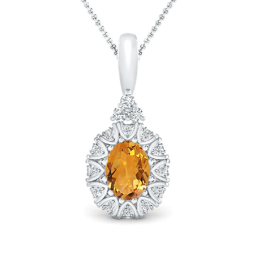 White Gold - Citrine