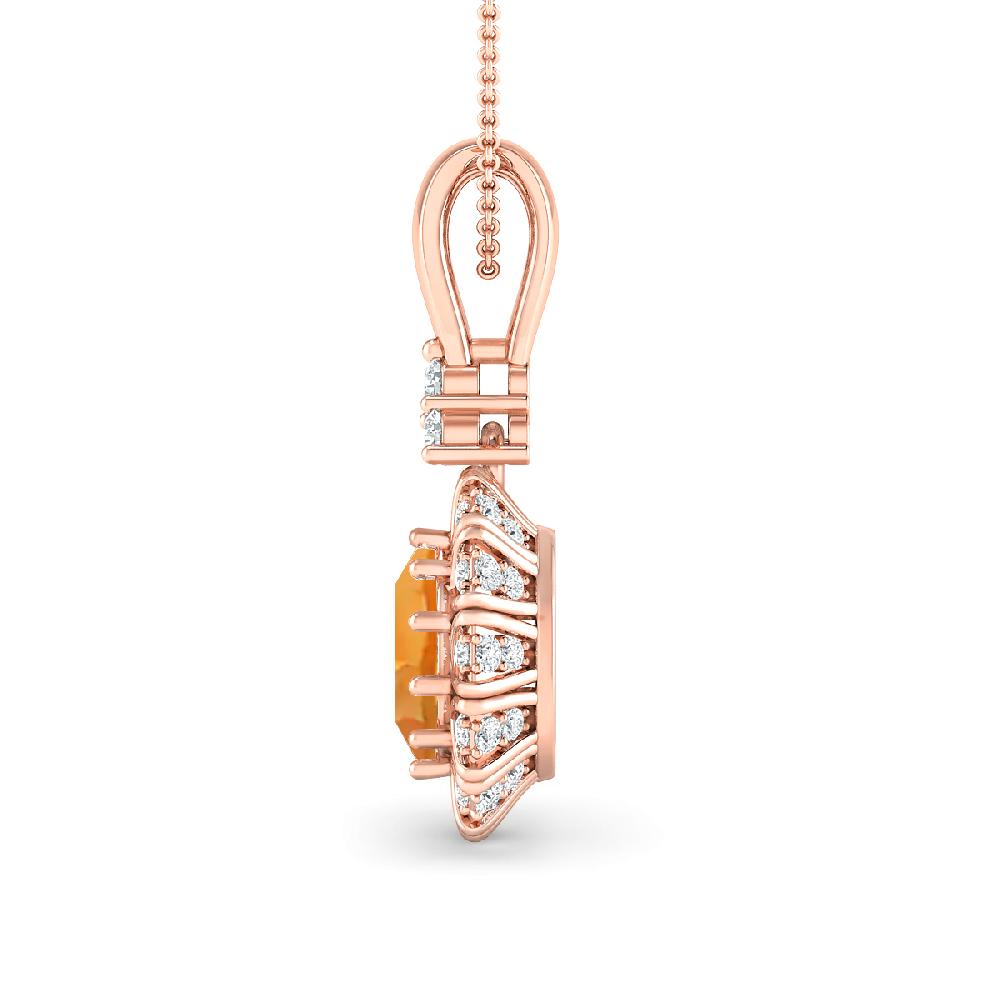 Rose Gold - Citrine