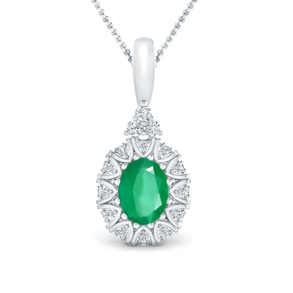 White Gold - Emerald