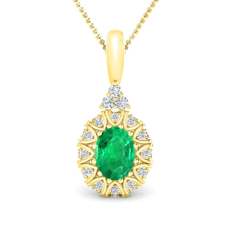 Yellow Gold - Emerald