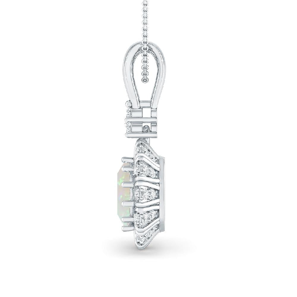 White Gold - Opal