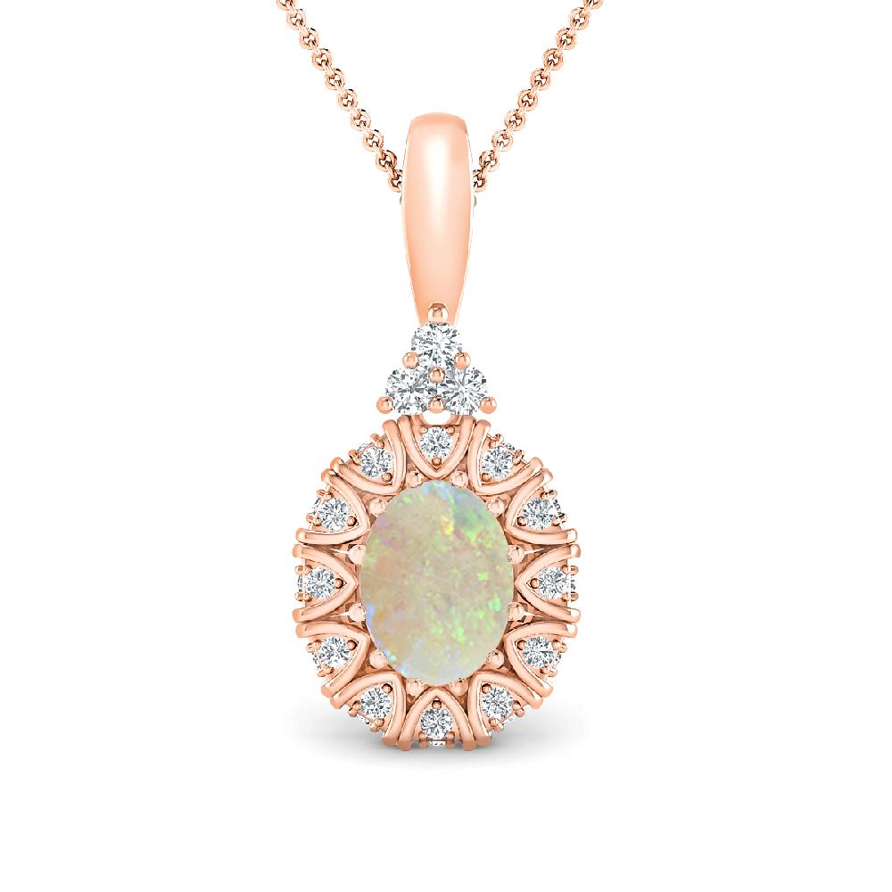 Rose Gold - Opal