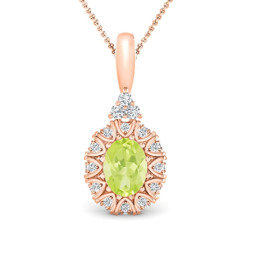 Rose Gold - Peridot