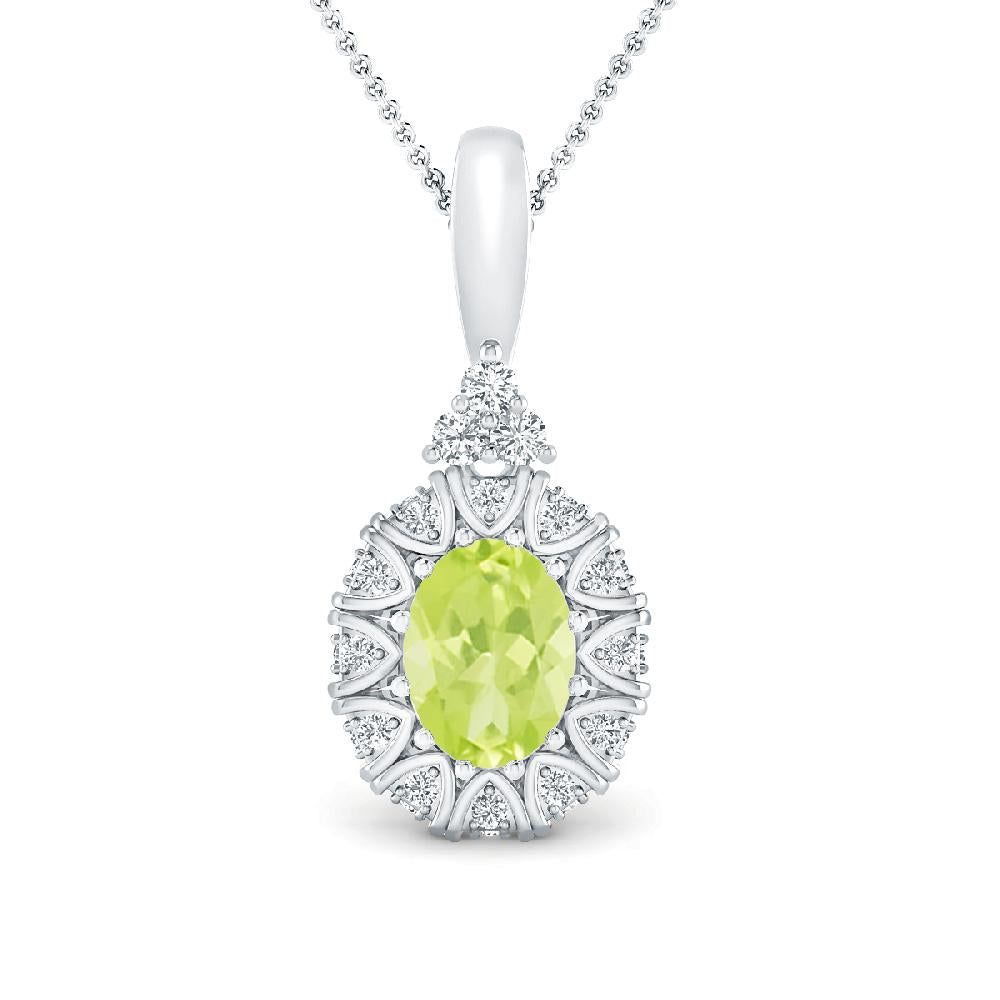 White Gold - Peridot