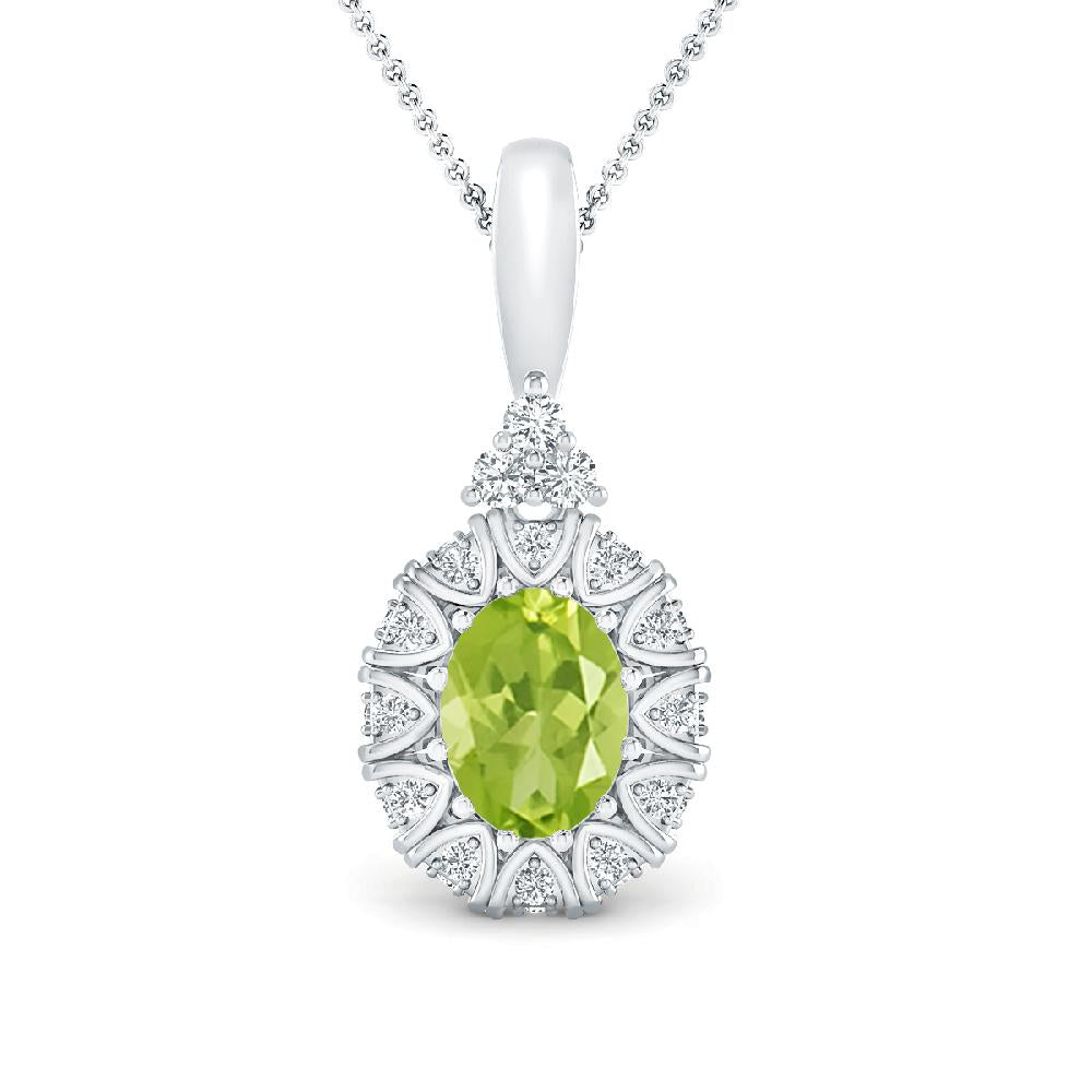 White Gold - Peridot
