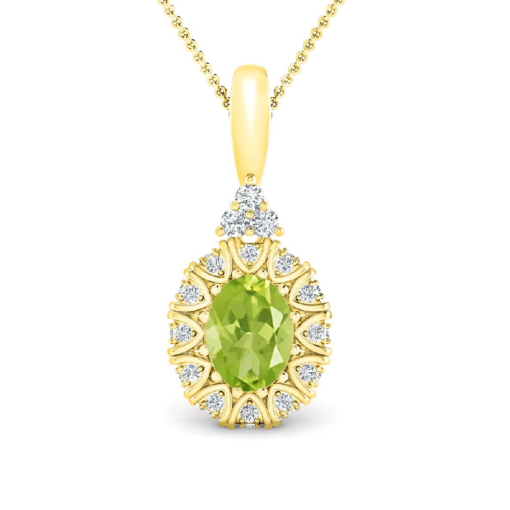 Yellow Gold - Peridot