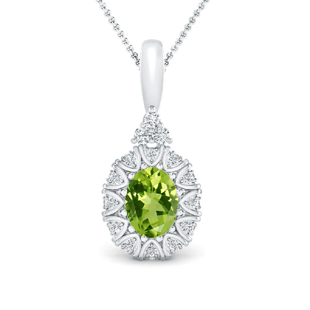 White Gold - Peridot