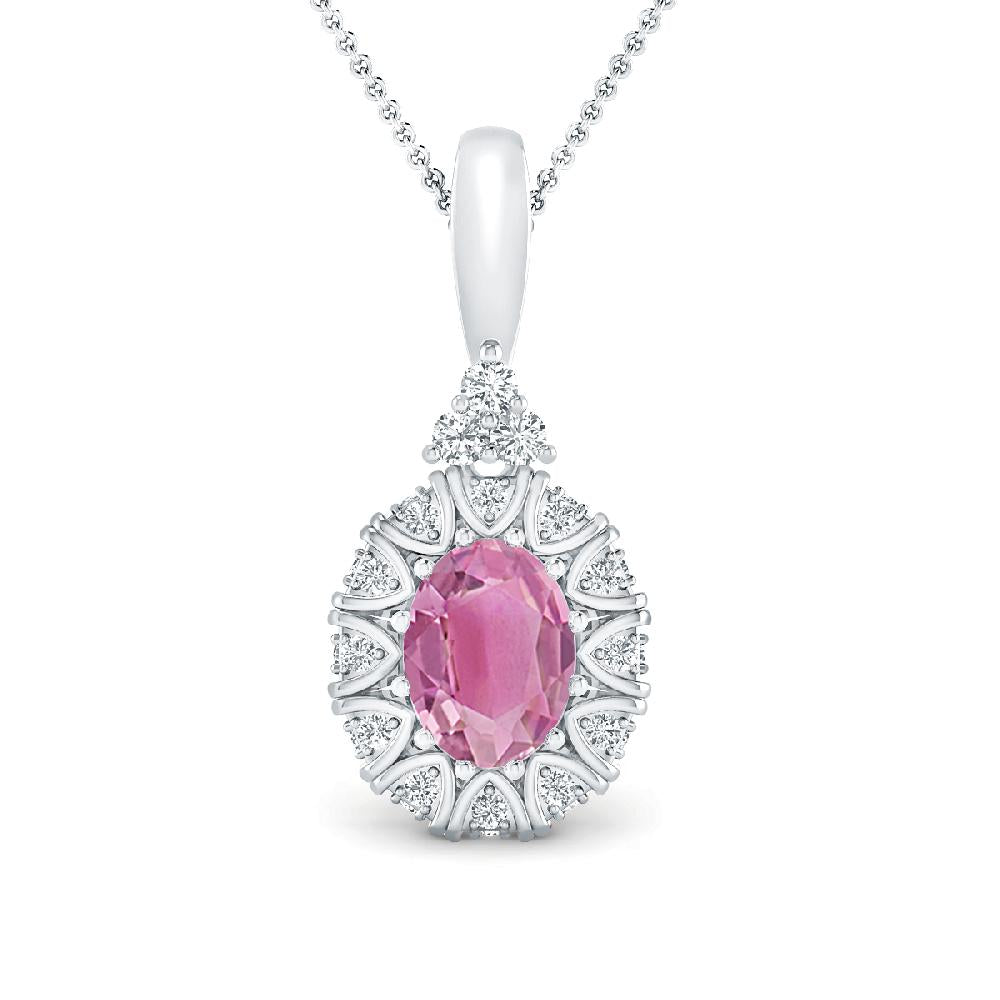 White Gold - Pink Tourmaline
