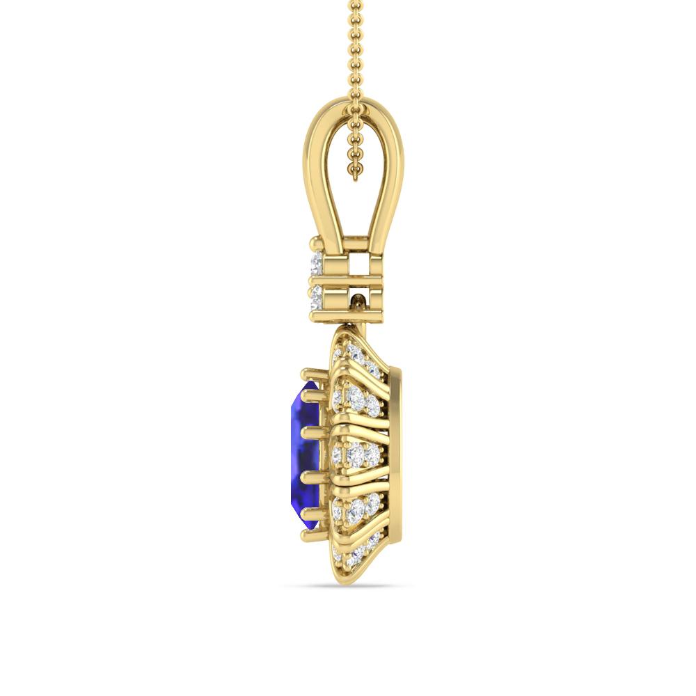 Yellow Gold - Tanzanite