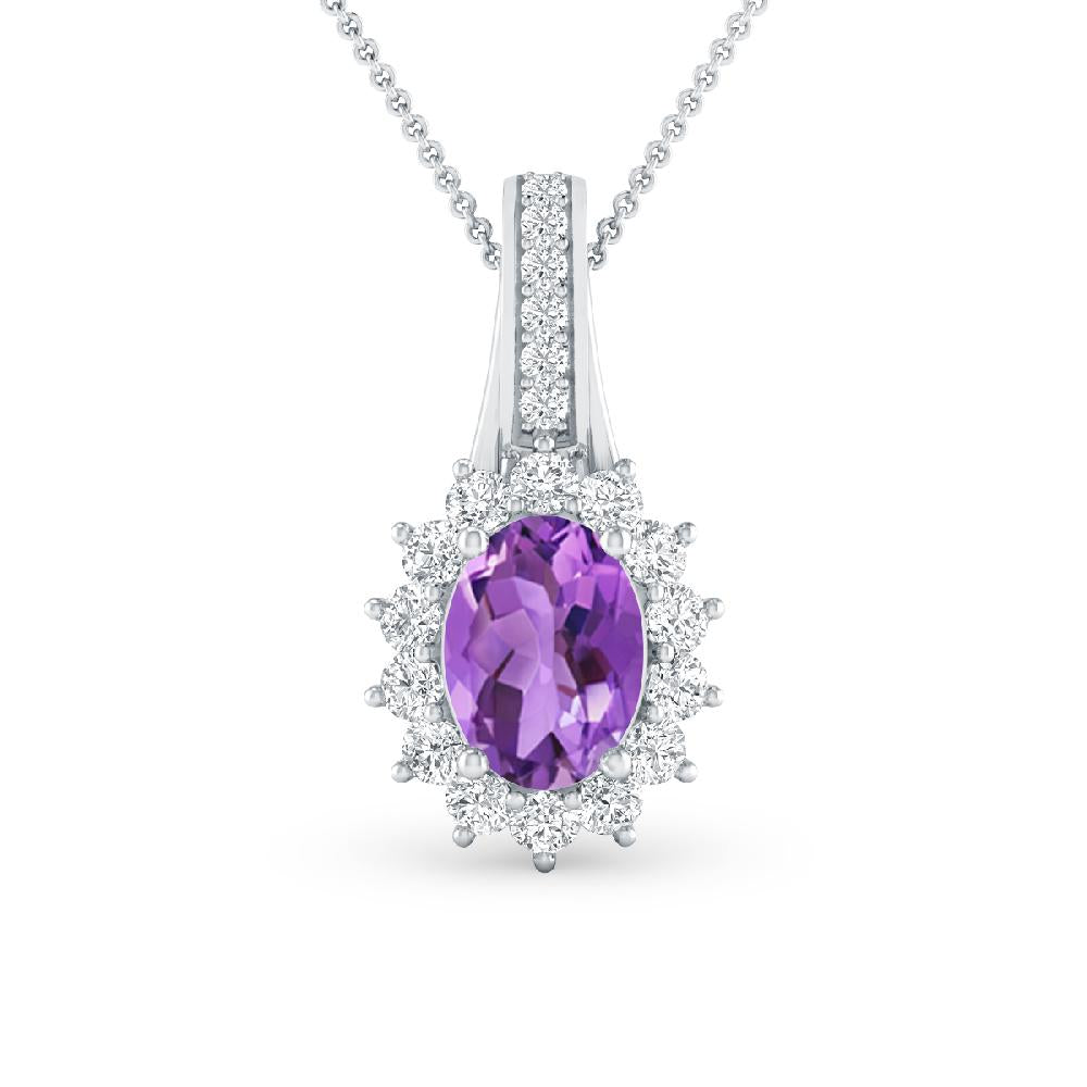 White Gold - Amethyst