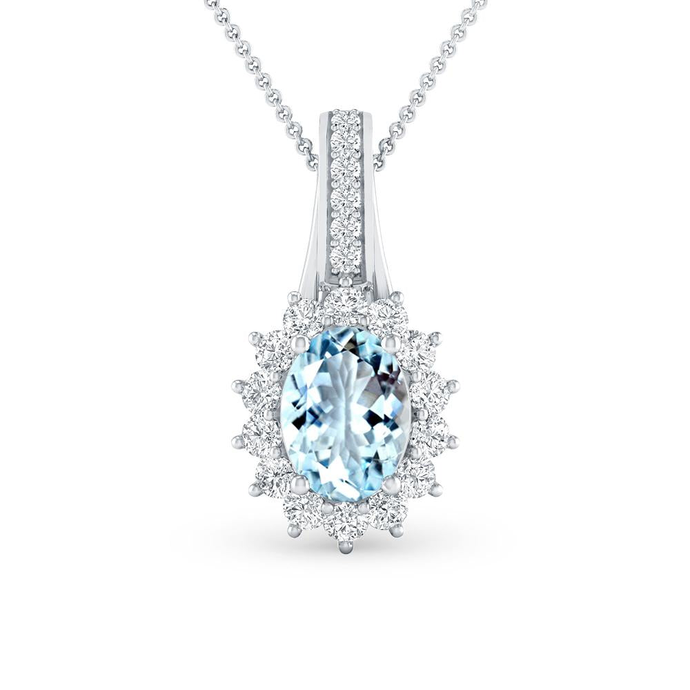 White Gold - Aquamarine