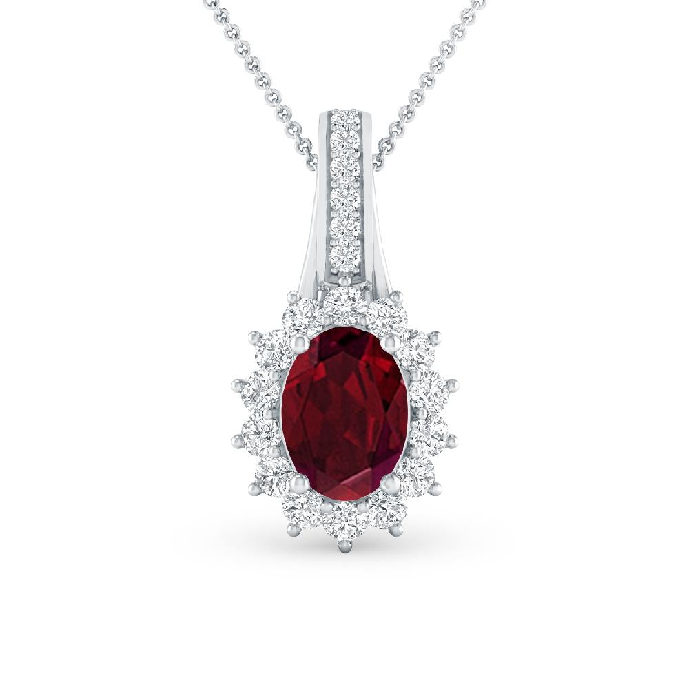 White Gold - Garnet