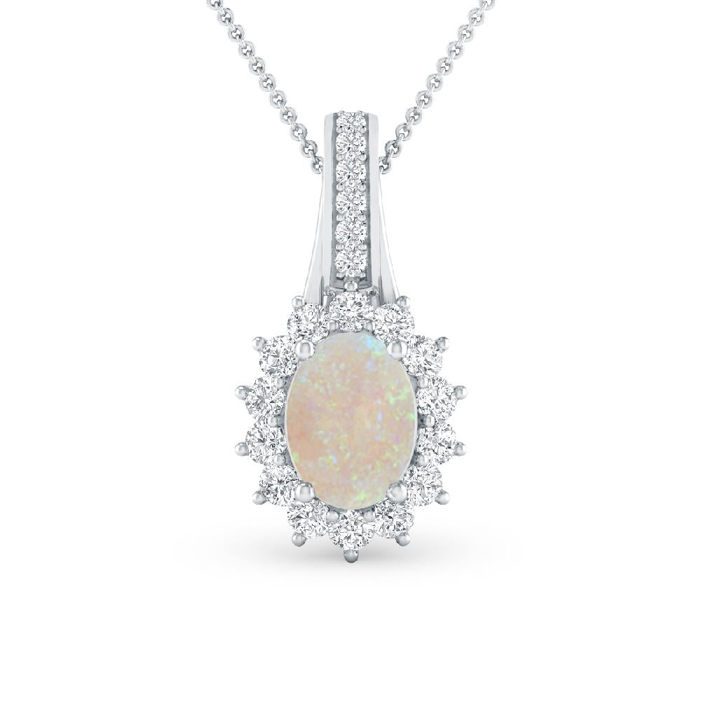 White Gold - Opal