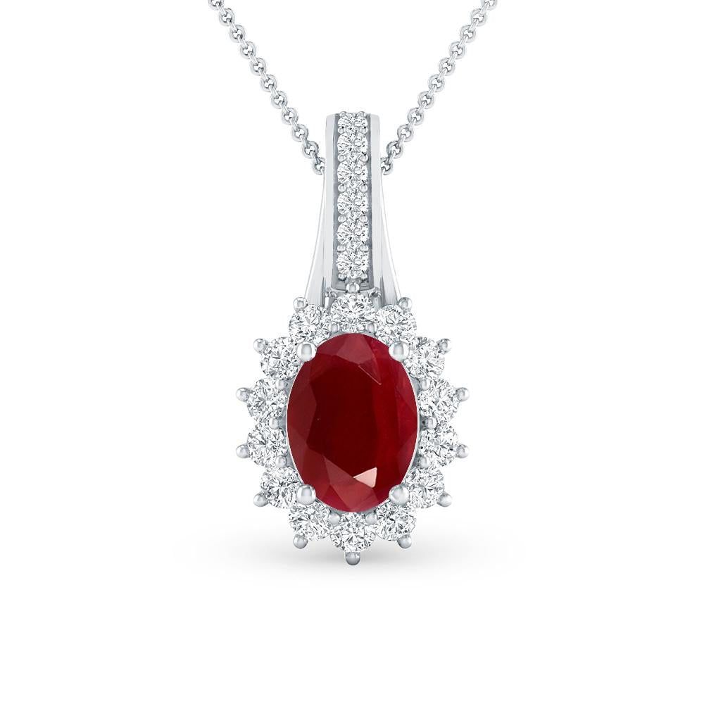 White Gold - Ruby