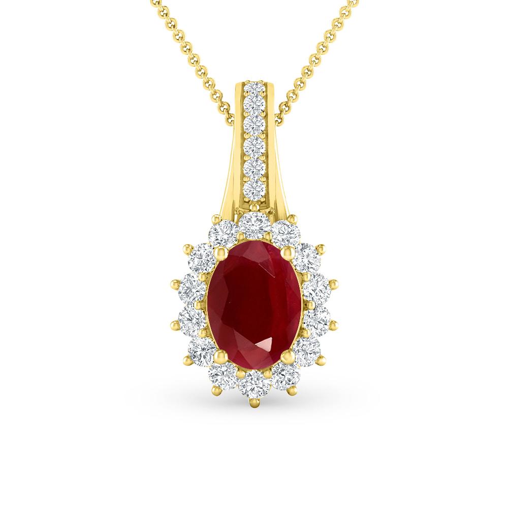 Yellow Gold - Ruby