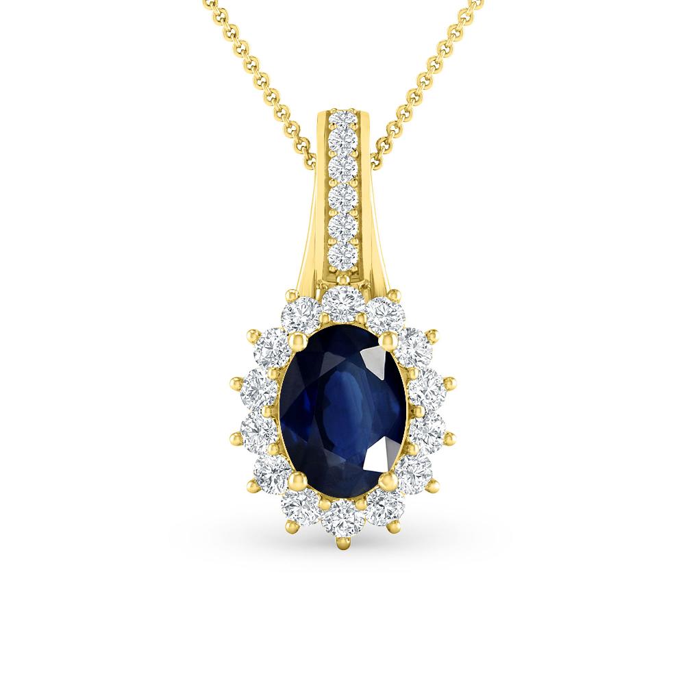 Yellow Gold - Sapphire
