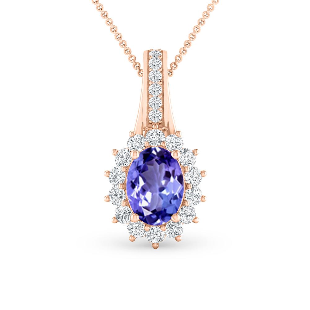 Rose Gold - Tanzanite