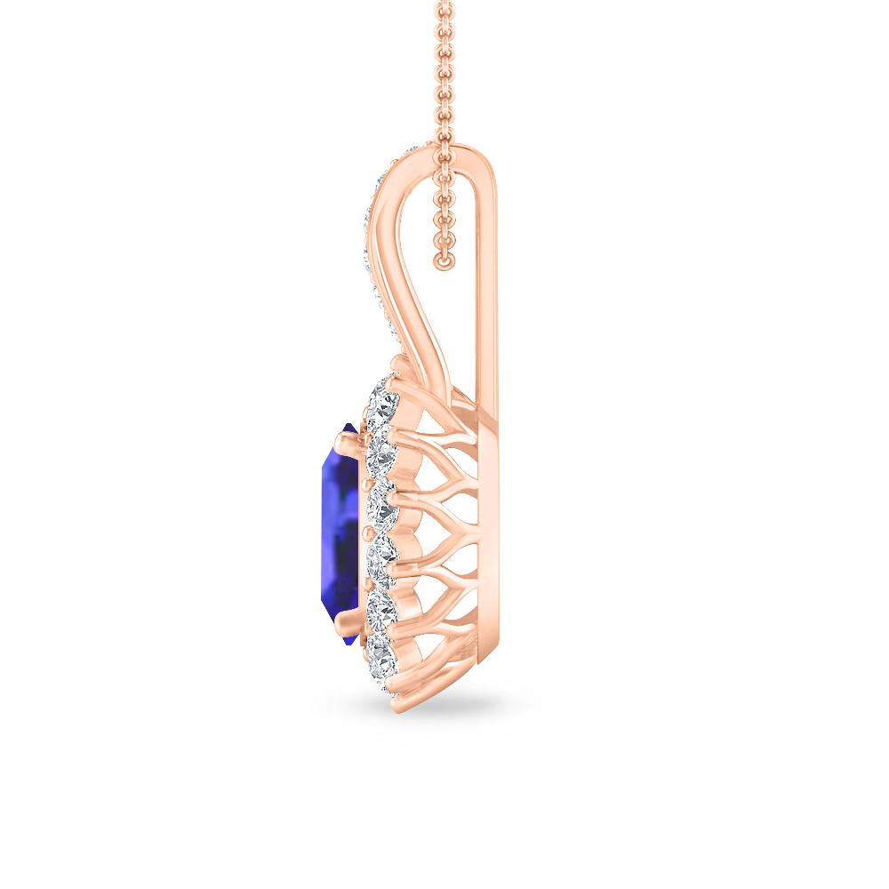 Rose Gold - Tanzanite