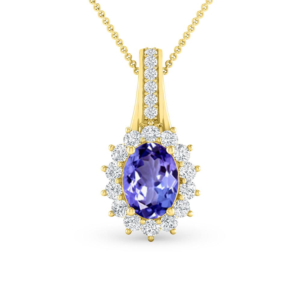 Yellow Gold - Tanzanite