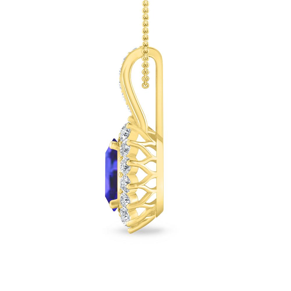Yellow Gold - Tanzanite