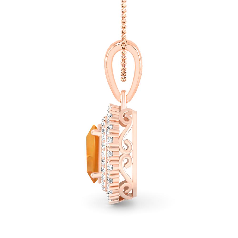 Rose Gold - Citrine