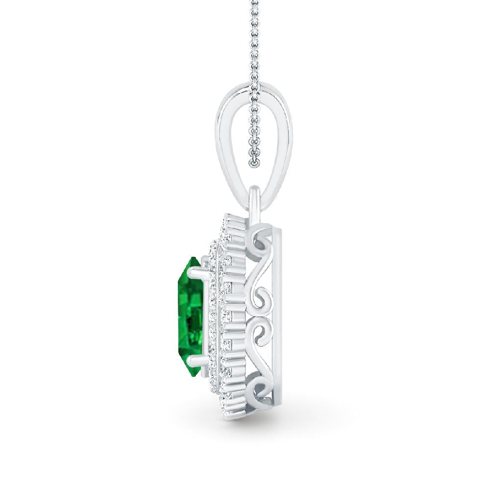 White Gold - Emerald