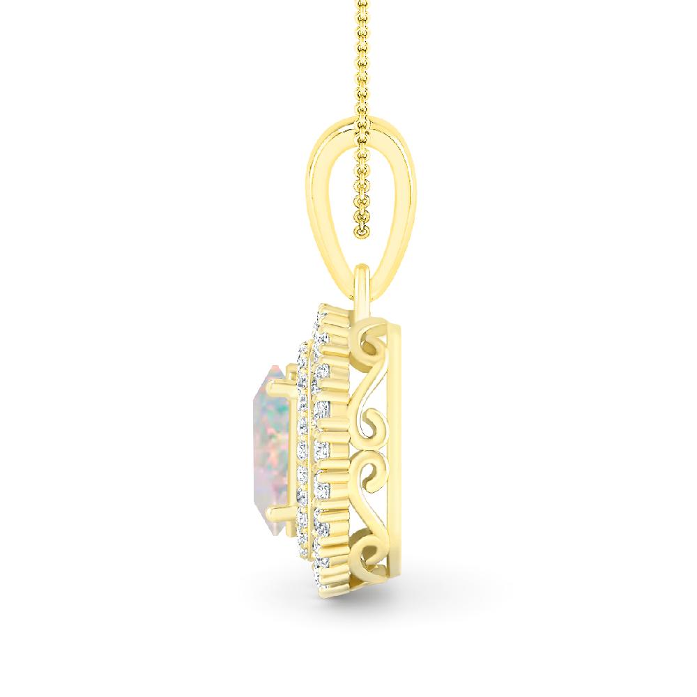 Yellow Gold - Opal