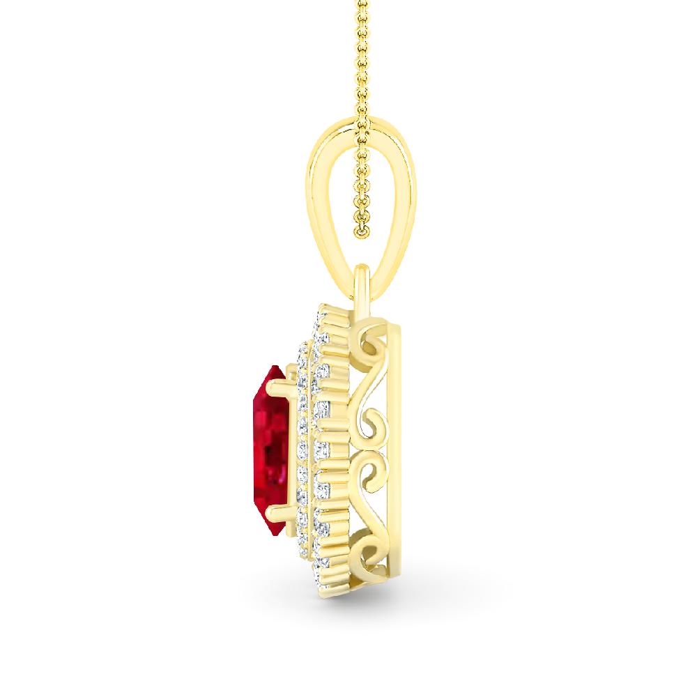 Yellow Gold - Ruby