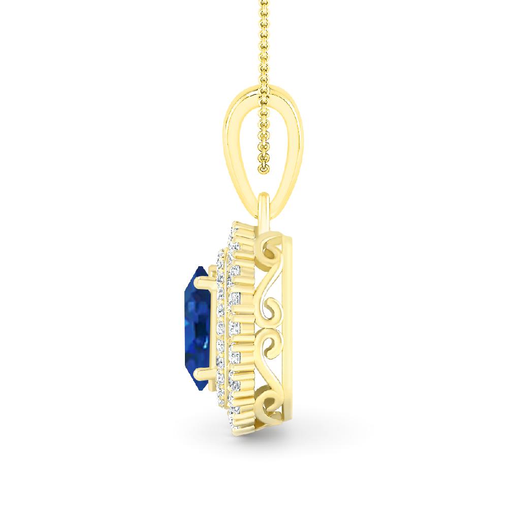 Yellow Gold - Sapphire