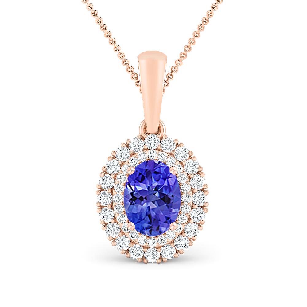 Rose Gold - Tanzanite